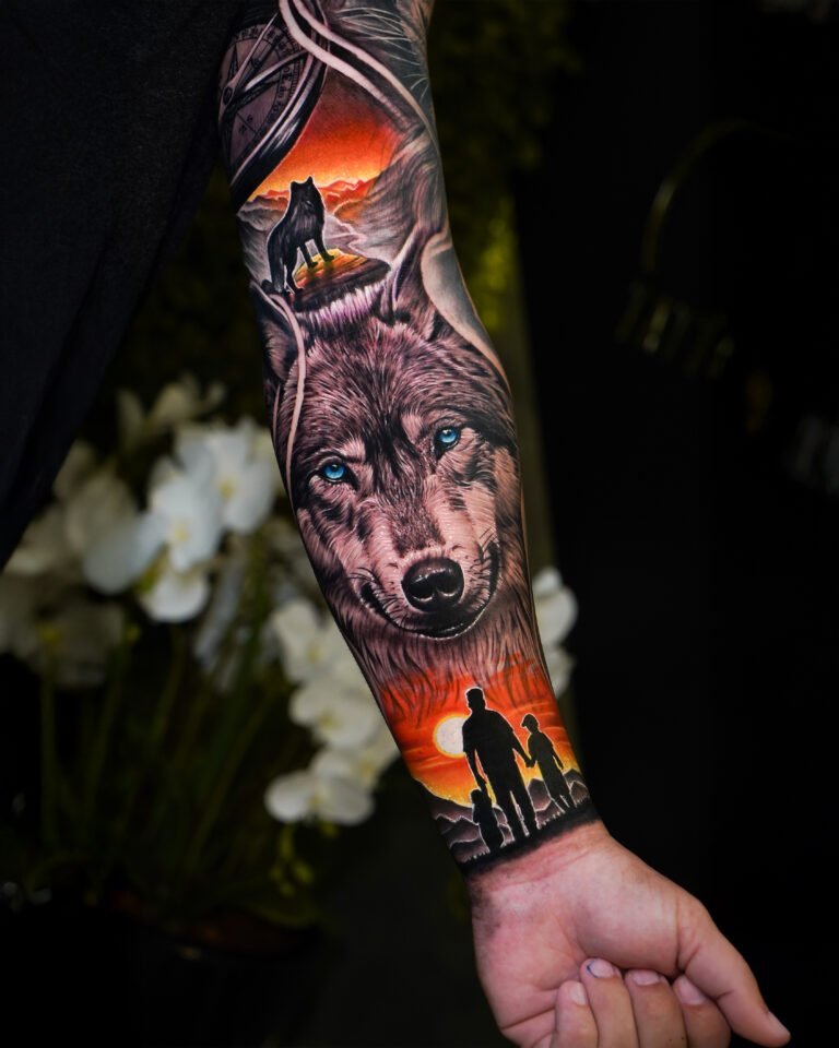 Realism tattoo work 8
