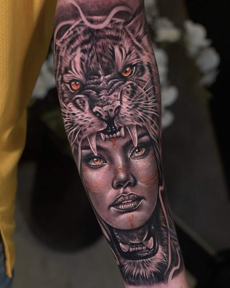 Realism tattoo work 9